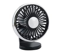 Montesy Ventilador de escritorio de refrigeración por aire para salpicadero de coche de 5 V alimentado por USB de 3 velocidades para SUV, vehículos, hogar, camping al aire libre
