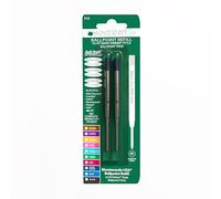 Monteverde - 2 Recambios de tinta, compatibles con bolígrafo Parker, color azul y negro