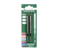 Monteverde Soft Roll Ballpoint Refill for Lamy Ballpoint Pens, Black, 2 Pack (L132BK)