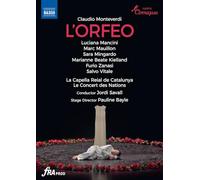 Monteverdi: L Orfeo [Luciana Mancini; Marianne Beate Kielland; Sara Mingardo; Jordi Savall] [Naxos: 2110733] [Reino Unido] [DVD]