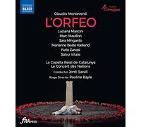 Monteverdi: L Orfeo [Luciana Mancini; Marianne Beate Kielland; Sara Mingardo; Jordi Savall] [Naxos: NBD0152V] [Blu-ray] [Reino Unido]