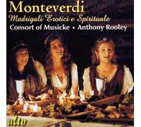 Monteverdi : Madrigali Erotici e Spirituale. Kirkby, Tubb, Nichols, Rooley.