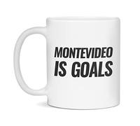 Montevideo Es Goles Tazas De Cerámica Duradero Tazas De Desayuno Único Taza Para Cappuccino Bebidas Frías Y Calientes Oficina Cacao 330Ml