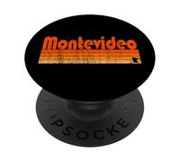 Montevideo, Minnesota Estilo retro de los 80 PopSockets PopGrip Adhesivo