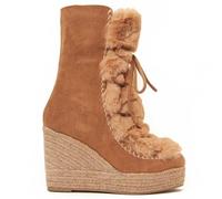 Bota De Cuña Para Mujer. Montevita Bottavita21 94004 Marrón