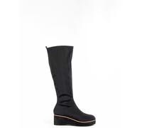 Montevita Bota de cuña para mujer. Negro 39