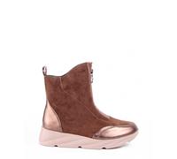 Montevita Botín de cuña para mujer. Marrón 36