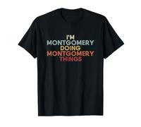 Montgomery Name Montgomery Personalized Name First Given Camiseta
