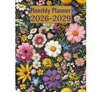 Monthly Agenda 2026-2029 A4 Format: Calendar Organizer 1 Month on 2 Pages from January to December Four Year of Productivity
