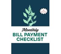 Monthly bill payment planner : Manage your money wisely: Simple and cute Personal, Home & Small Business Financial logbook,with Financial quotes( Classy Blue color) (A5 size)
