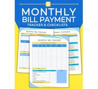 Monthly Bill Payment Tracker & Checklists: COLOR 8.5 by 11 inch Finance Organizer with Bill Record, Debt Payoff Logs & Savings Goals for 36 Months - A ... Money Management and Financial Peace