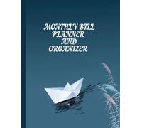 Monthly Bill Planner and Organizer, Monthly Bill Planner, Budget Planner, Bill Tracker Notebook, Monthly Budget Journal