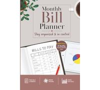 Monthly Bill Planner: Stay organized & in control