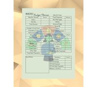 Monthly Budget Planner for Smart Money Management: Organize Your Income, Control Expenses, and Achieve Savings Goals | 8”X10” with 122 Pages
