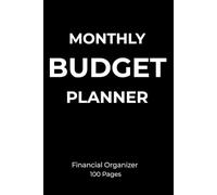 Monthly Budget Planner: Savings and Expense Tracker for Personal Finance
