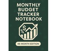 Monthly Budget Tracker Notebook: Bill Organizer & Expense Log | 4-Year Finance Planner (8.5" x 11") (Minimal Budget & Money Tracker Collection)