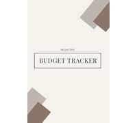 Monthly Budget Tracker: Take control of your money-one month at a time.