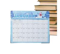 Monthly Calendar - Paper, 12.99x11.42in Refrigerator Calendar Magnetic | 2026-2027 Magnetic Fridge Planner, Monthly Organizer For Home, Office, Study Room, Classroom, Kitchen, Whiteboard