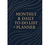 Monthly & Daily To-Do List Planner: Productivity, Goals, Tasks, Scheduling, Time Blocking | Simple Minimalist Organizer for Women & Men | 8.5x11 inches | 260 pages