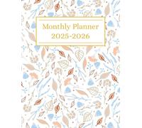 Monthly Planner 2025-2026: Two year calendar Schedule Organizer | January 2026 to December 2027 | 8.5x11 | 125 pages