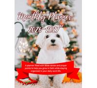 Monthly Planner 2026-2027: A Productivity Workbook filled with Bible verses and prayer points to help you grow in faith while staying organized in your daily work life.
