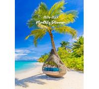 Monthly Planner 2026-2027: Beautiful Tropical Beach Organizer to Promote Your Important At-A-Glance Planning with Inspirational Quotes from January to December including Federal Holidays