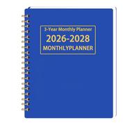 Monthly Planner - 2026-2028 Agenda Notebook | Undated Monthly Planner, Management Agenda Organizer Planning Notebook For Desk Teacher College Kids Home Offices Business Work School