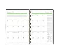 Monthly Planner, 2026-2028 Agenda Organizer Notebook for Teachers and Students, School Planning Notebook with Scheduling, Time Management Planner for Offices, Work, School, Business, 8.46 inches