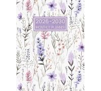 Monthly Planner 2026-2030: 5-Year Canada Calendar from January 2026 to December 2030 || 60 Months Appointment Book Schedule Organizer with Holidays & Inspirational Quotes || Large Size - Floral Cover