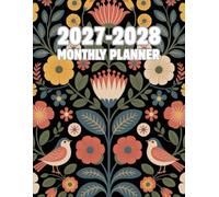Monthly Planner 2027-2028: 2 Year From January 2027 To December 2028 Whit Holidays and Inspirational Quotes