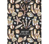 Monthly Planner 2027-2028: 2 Year from January 2027 to December 2028 with Holidays | Acrylic Shells Pattern