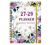 Monthly Planner 2027-2029 - Organizador de 3 años de vida diaria, planificador de trabajo, libro de programación duradero para organización a largo plazo, para estudio, escuela, universidad