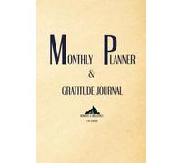Monthly Planner & Gratitude Journal Organize Your Month, Celebrate Your Moments with a Black Cat: Organize Your Month, Celebrate Your Moments with a Black Cat