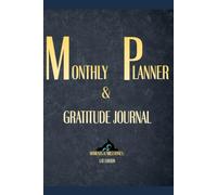 Monthly Planner & Gratitude Journal Organize Your Month, Celebrate Your Moments with a Black Cat: Organize Your Month, Celebrate Your Moments with a Black Cat