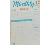 Monthly Planner to Organize, Reflect, and Grow Daily