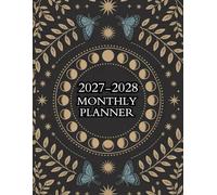 Monthly Planner: Tow Year From January to December With Notes, Goals, Holidays & Inspirational Quotes