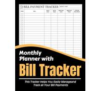 Monthly Planner with Bill Tracker 2025-2026: Stay Organized & Never Miss a Payment + Savings Motivational Quotes on Every Page!