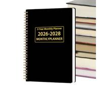 Monthly Planners - 3 Year Monthly Planner 2026-2028, Versatile Schedule Organizer, Management Planning Journal | Planners & Personal Organisers For School, Home, Offices, Work, Desk, Student, Kids