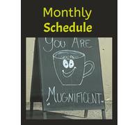 Monthly Schedule: Track Goals, Appointments, and Priorities with This Monthly Organizer Your Personal Monthly Planner for Smarter Scheduling and Productivity