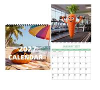 Monthly Wall Calendar 2027 - Cartoon Funny Decorative Monthly Planner