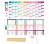 Monthly Wall Calendar - Study Planning Wall Chart | Home Office Walls Calendar, Large Walls Calendarr, Thick Paper Academic Planer For Kids Classroom Office Teacher Student Home Family New Year