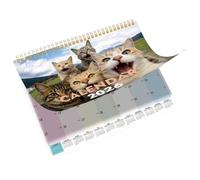 Monthly Wall Planner, 2026 Calendar With Cats, 12-Month Cat-Themed Calendar | Cute Calendars Cat-themed Planning Tools For Home Office School Living Room Bedroom Study Classroom Farmhouse