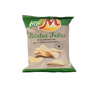 Monti - Patatas Fritas Bio - Procedentes de Agricultura Ecológica - Fritas Según la Receta Tradicional con Aceite de Oliva - Fuente de Fibra - Sin Gluten - Formato 12 x 130g