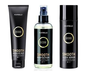 MONTIBELLO DECODE SMOOTH: BALM ABSOLUTE PLUS 150ML, SPRAY PERFECTION 200ML Y SERUM SL NTIENCRESPAMIENTO 150ML
