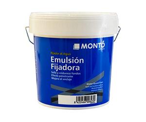 Montó Emulsión Fijadora. Imprimación Adherente Transparente Selladora Monocomponente, Sin Olor, para Soportes de Difícil Anclaje. (750ml)