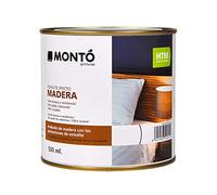 Montó Esmalte Laca Liso de Poliuretano al Disolvente para Acabados Efecto Madera. HTM Esmalte Efecto Madera 500ml (Roble)
