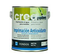 Montó Imprimación Antioxidante al Agua color Blanco para Galvanizados, Metales Férreos, no Férreos, Plástico, PVC, Madera, Yeso, Cemento. Imprimación Antioxidante Gama Crea 500ML