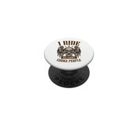 Monto para no estrangular a la Gente, Motociclistas, Hombres y Mujeres PopSockets PopGrip Adhesivo