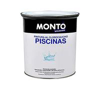 Montó Pintura al Clorocaucho piscinas hormigón Bricolovers/HTM (Azul 4L)