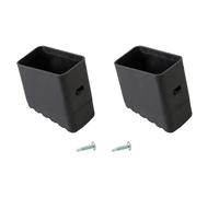 KRAUSE Pie MONTO (par) 33x20 mm, negro